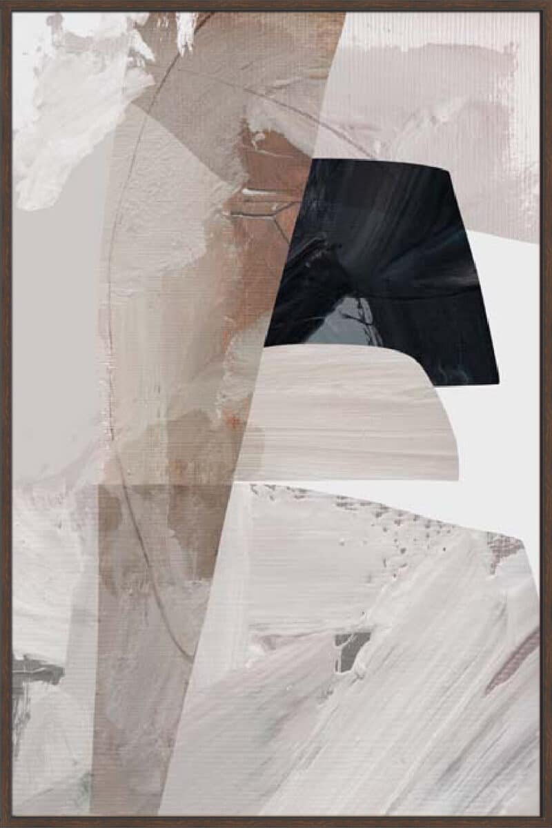 Hobday – Caves - Canvas Gallery Walnut