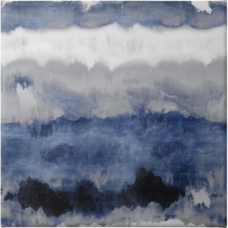 Indigo Gradation  - Unframed Canvas Unframed Canvas
