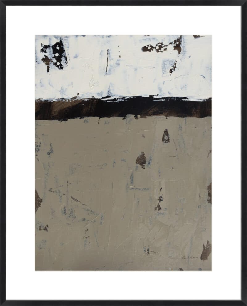 Light Over Brown - 10cm Mount Board Box Black