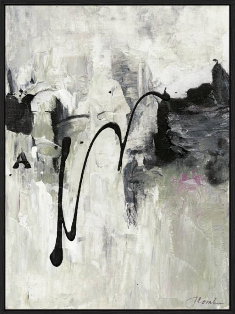 Magic Energy I - Canvas Gallery Black