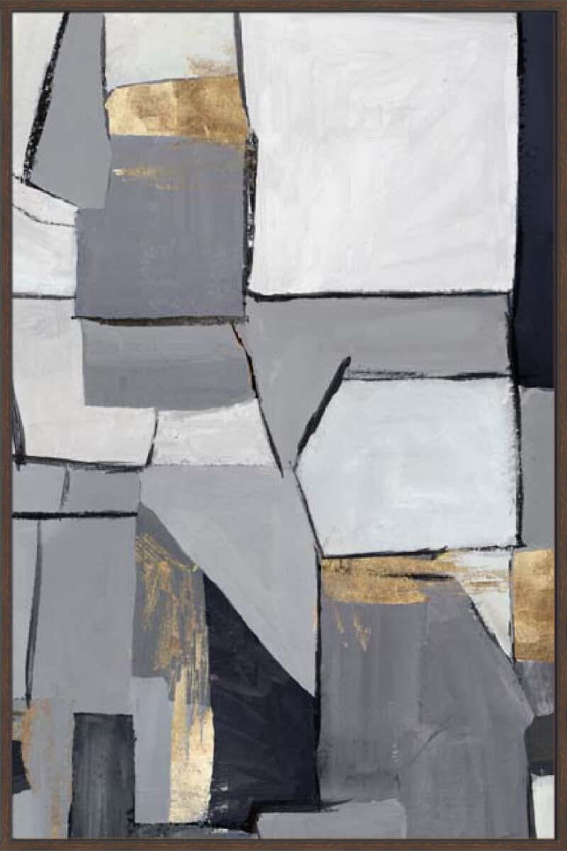 Metropolitan Impressions I - Canvas Gallery Walnut