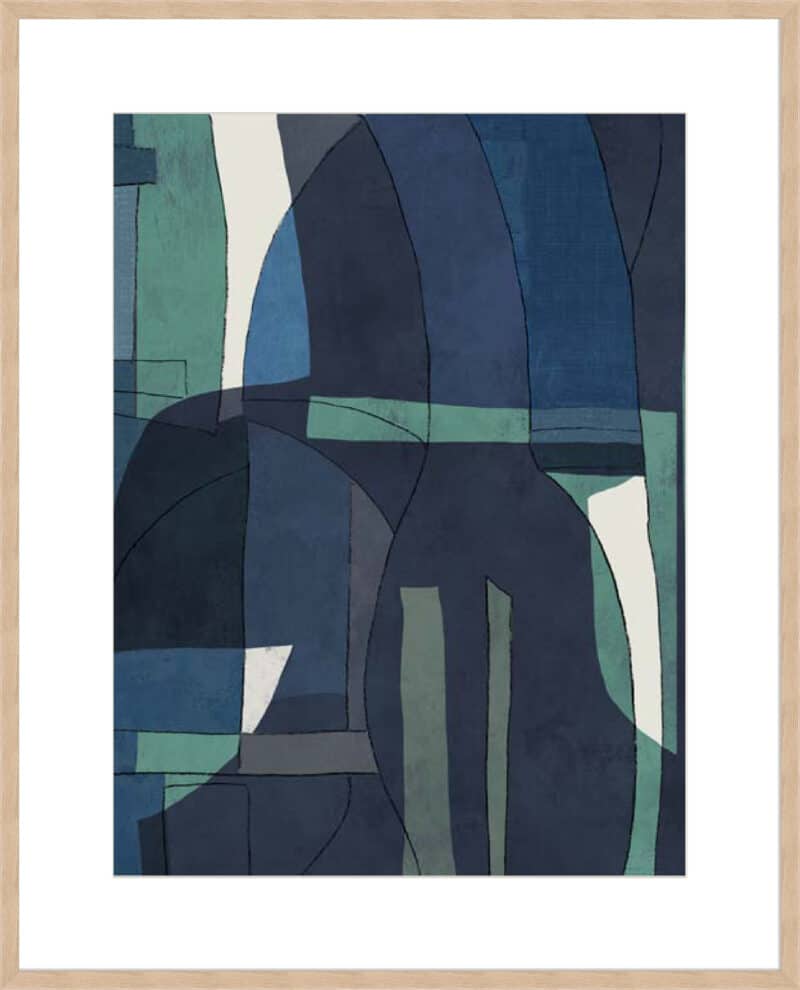 Night Barcelona II - 10cm Mount Board Box Natural