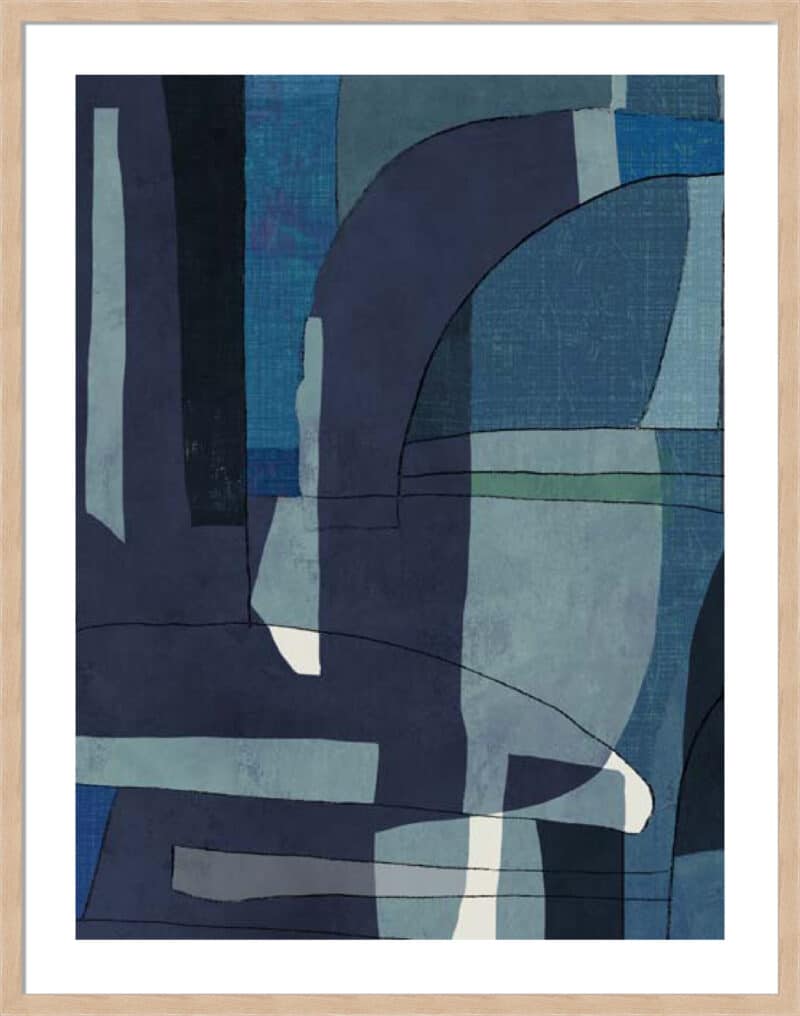 Night Barcelona I - 5cm White Border Box Natural