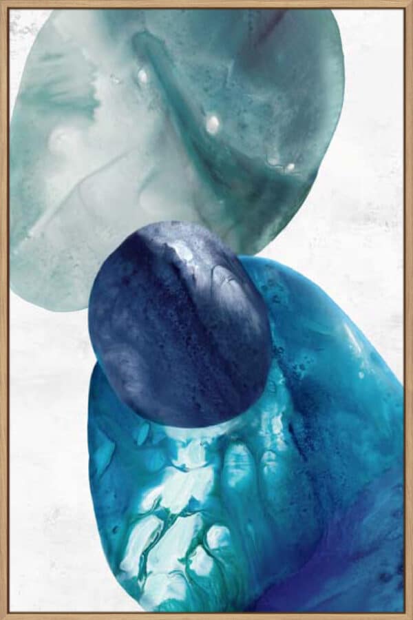 Orgaic Rocks Organic Blue Rocks I - Canvas - La Grolla