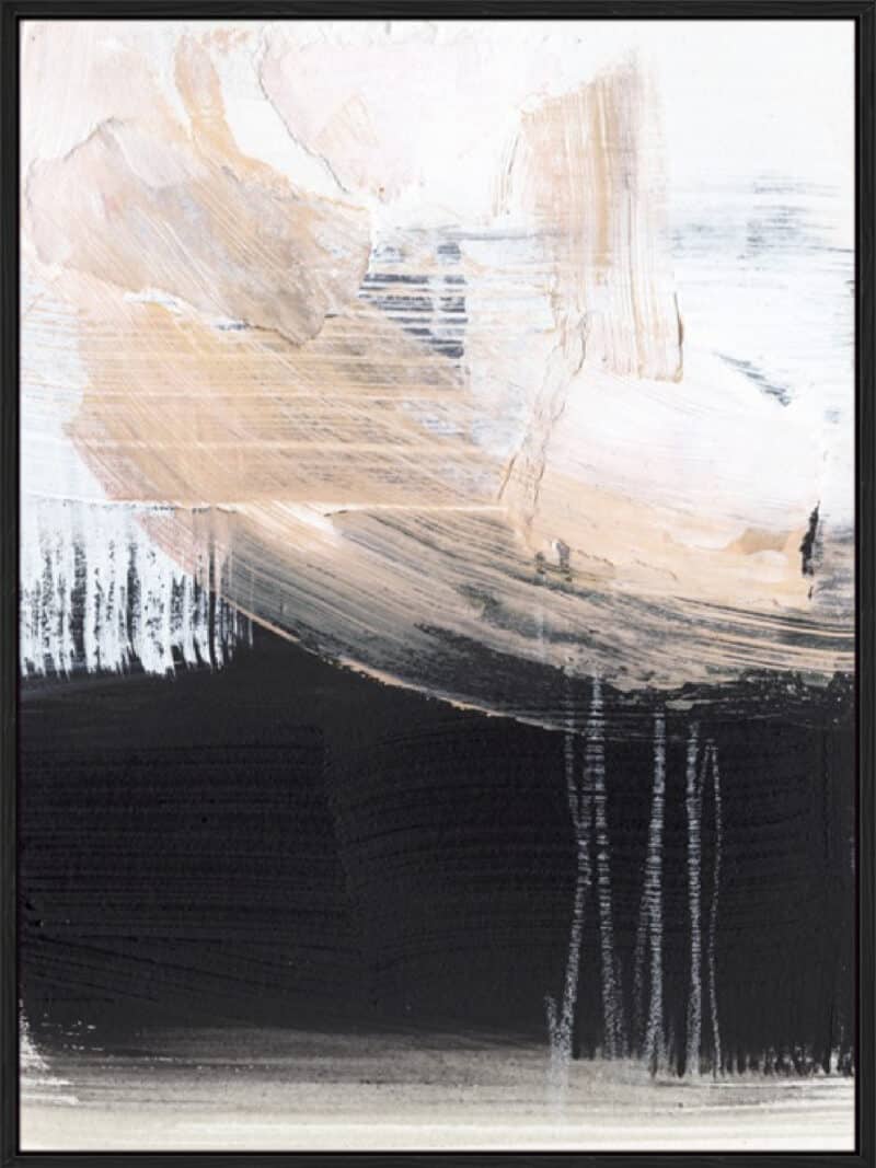 Paved Path III - Canvas Gallery Black