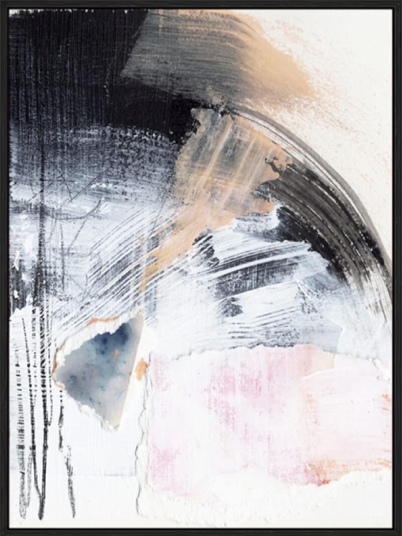 Paved Path IV - Canvas Gallery Black