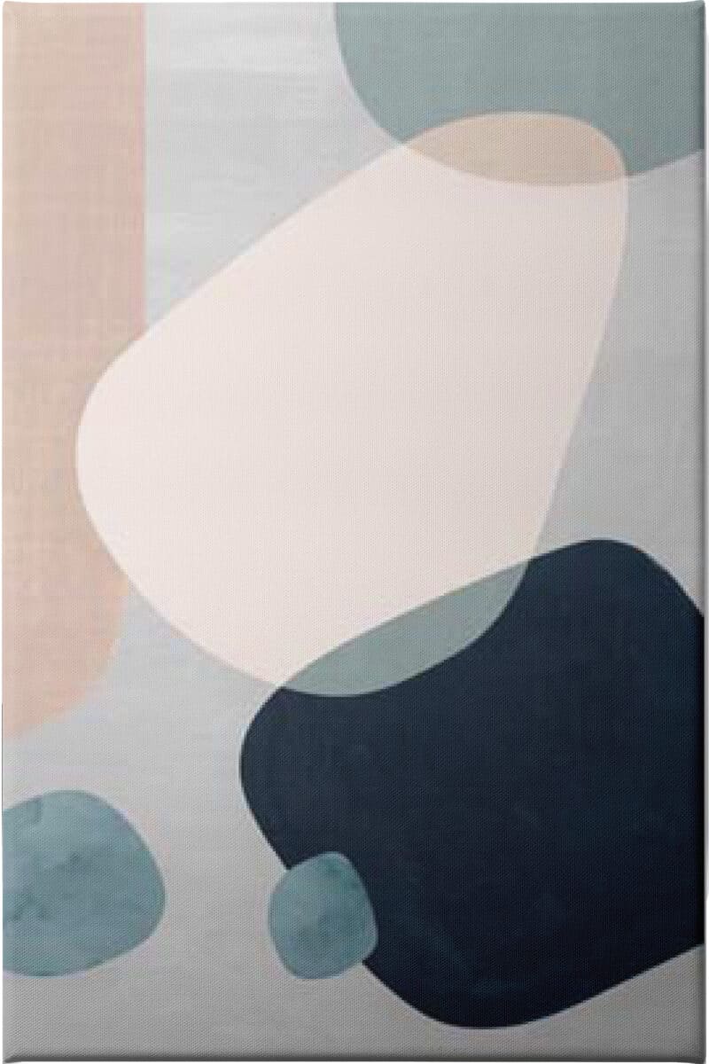 Pink Pebbles III - Unframed Canvas Unframed Canvas