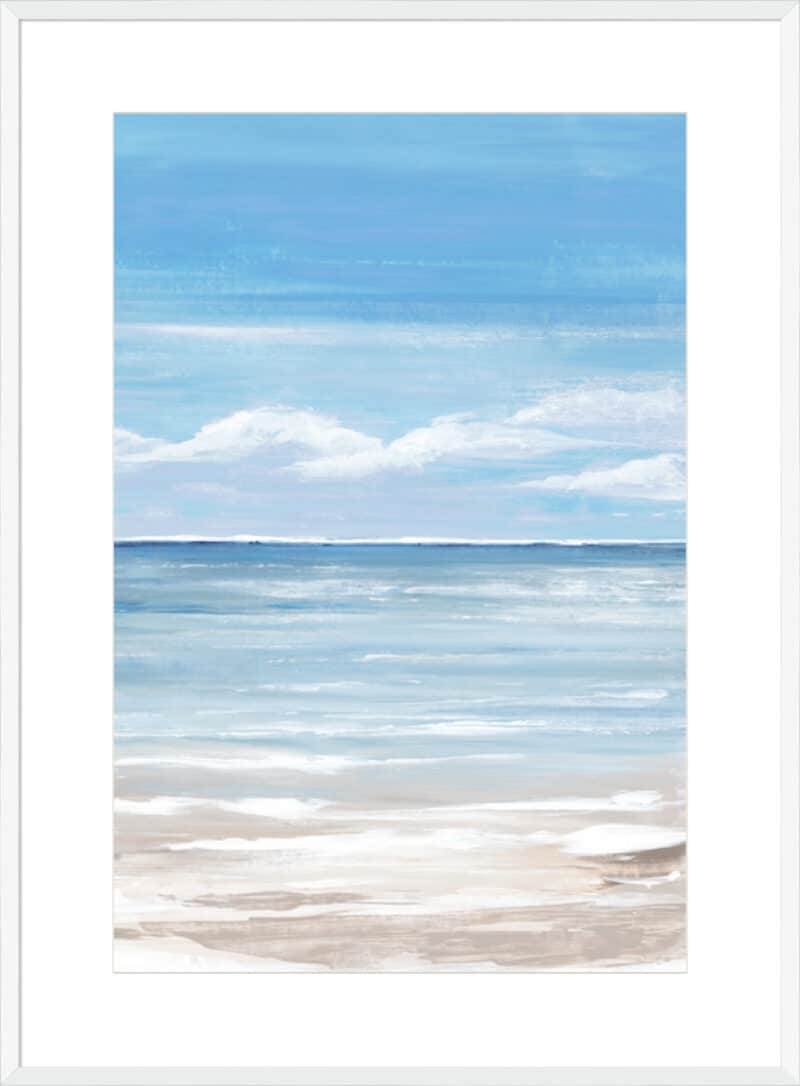 Sea Breaze I - 10cm Mount Board Box White