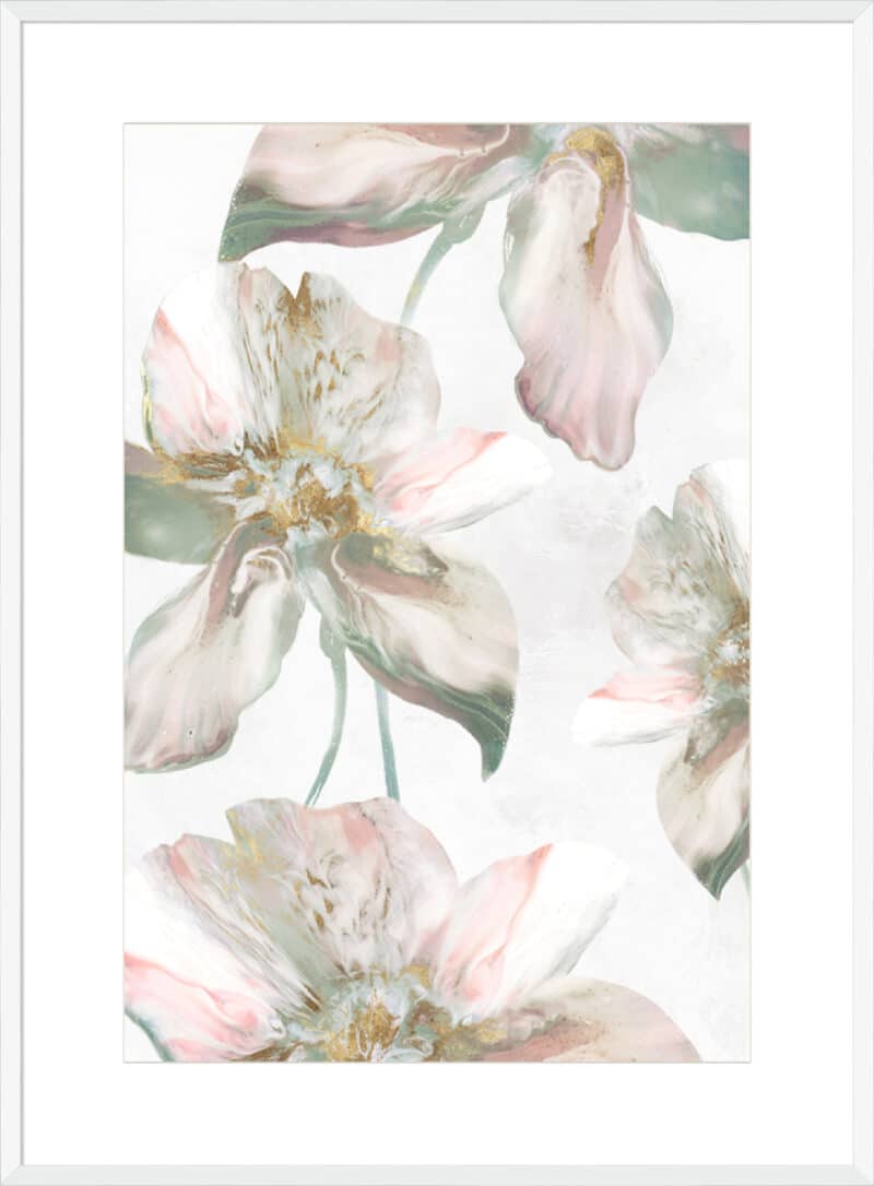 Silk Blush II - 10cm Mount Board Box White