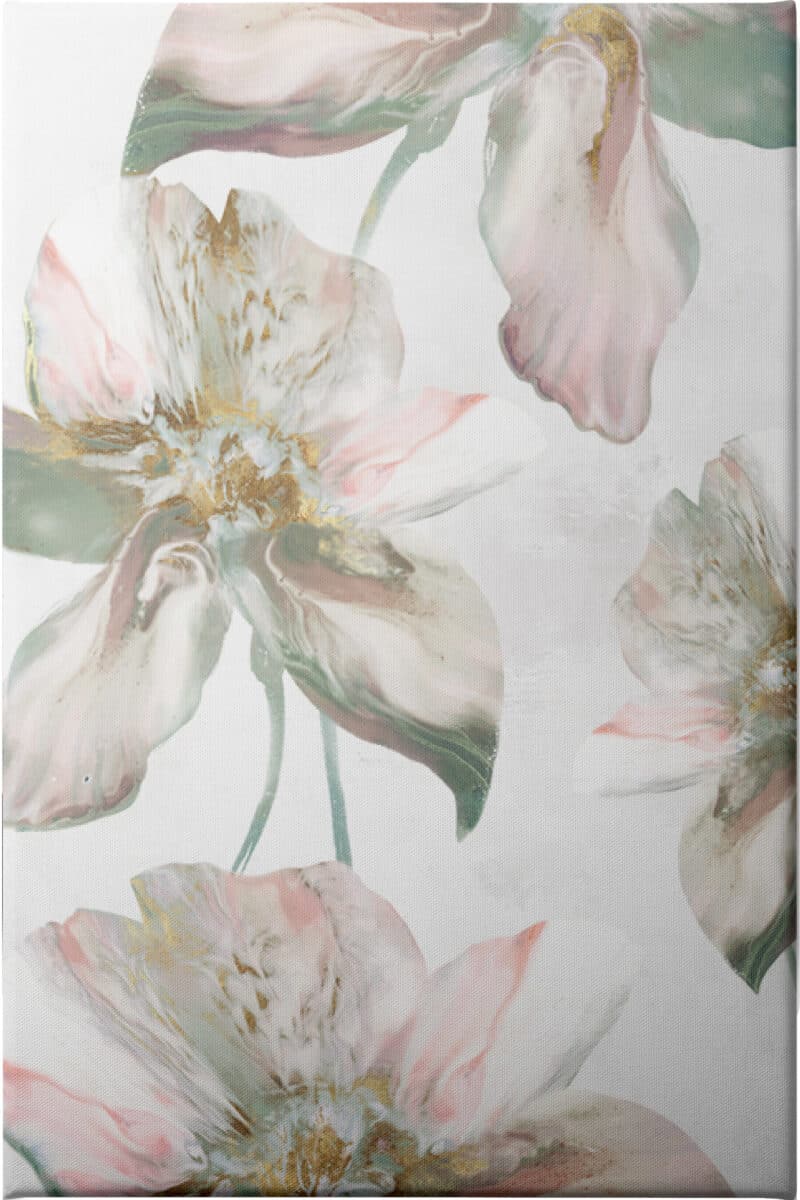 Silk Blush II - Unframed Canvas Unframed Canvas