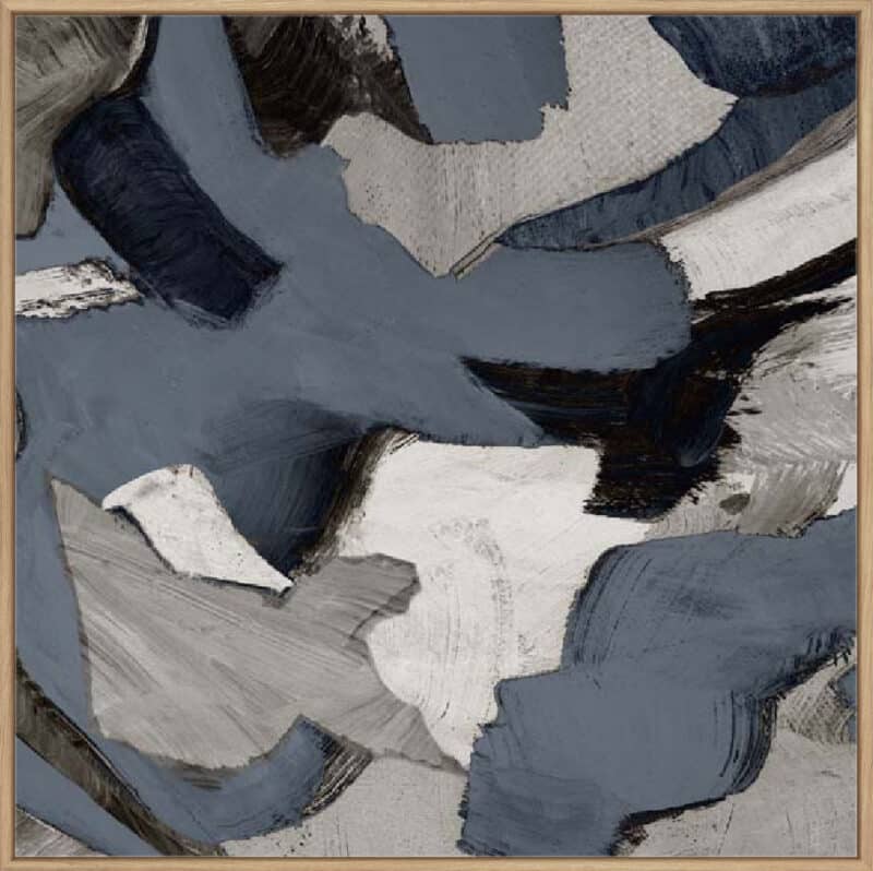 Textured Greys II - Canvas Gallery Natural