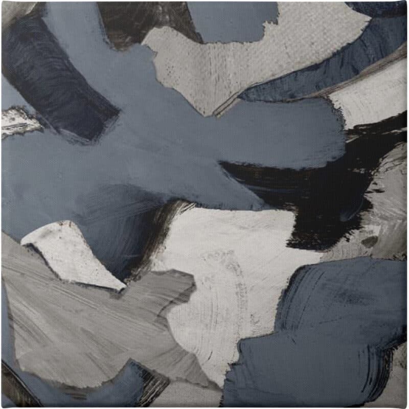 Textured Greys II - Unframed Canvas Unframed Canvas