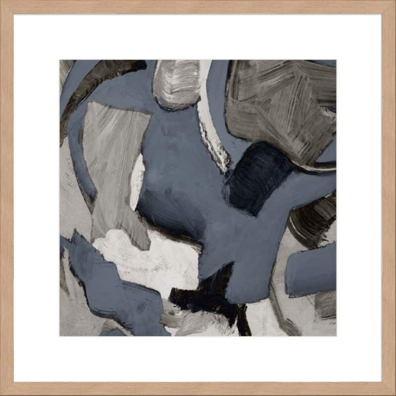 Textured Greys I - 10cm Mount Board Lg. Box Natural