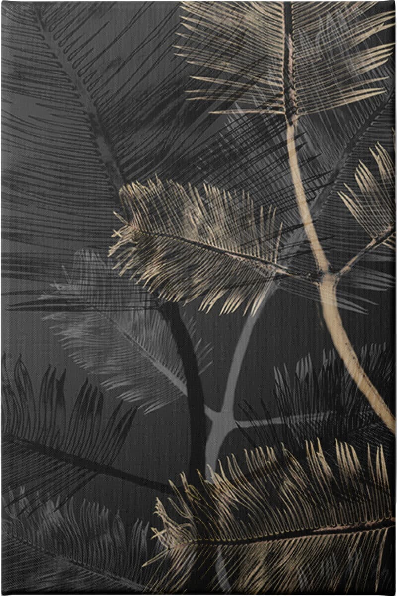 Transparent Blooms II - Unframed Canvas Unframed Canvas