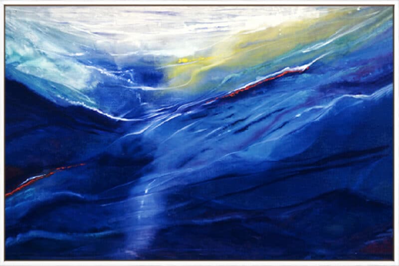 Under The Blue - Canvas Gallery White