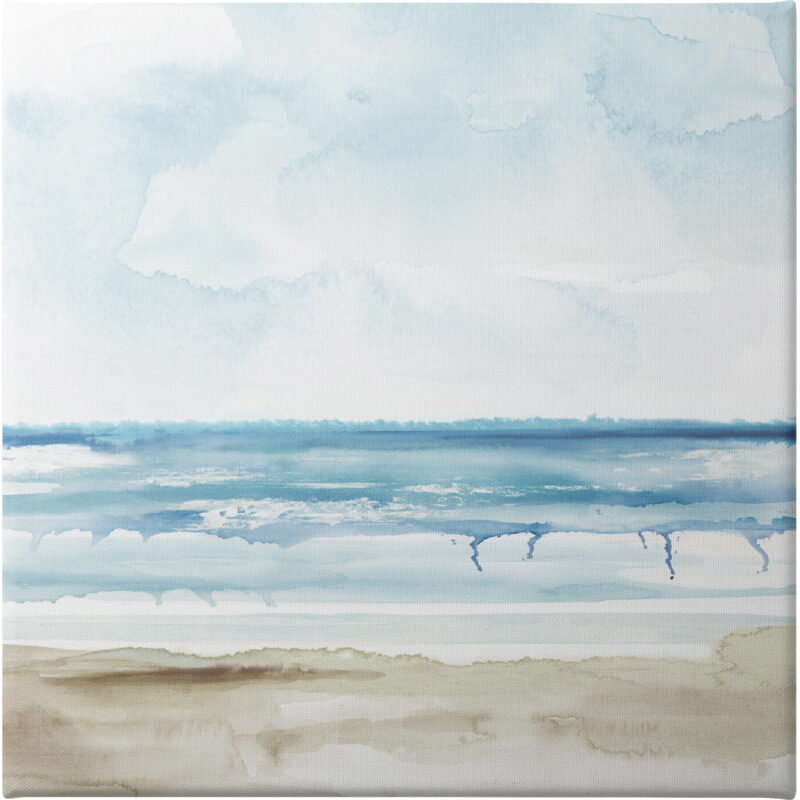 Watercolour Tide - Unframed Canvas Unframed Canvas