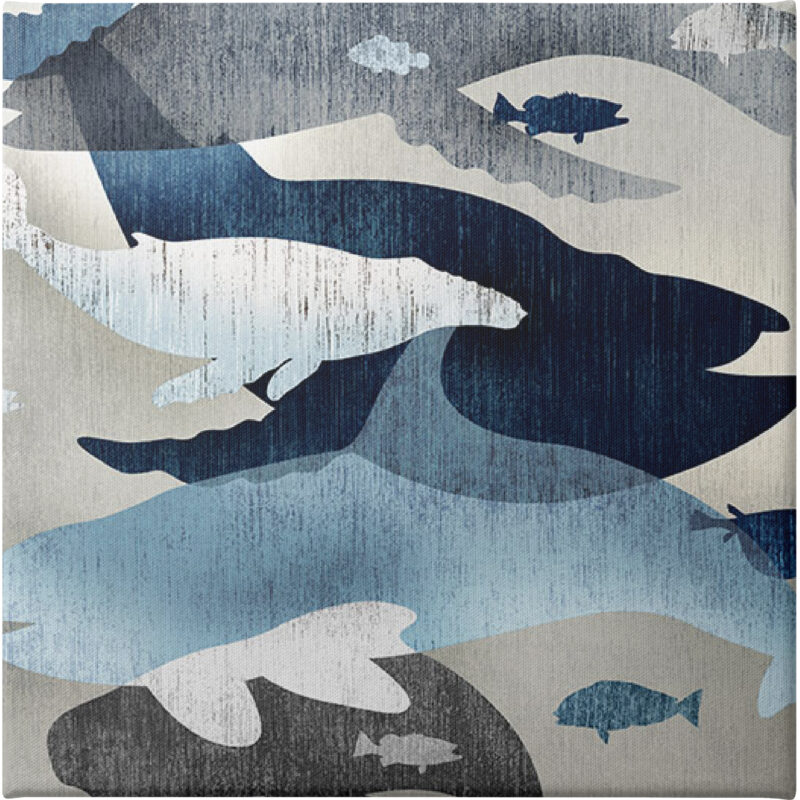 Whale Watching II - Unframed Canvas Unframed Canvas
