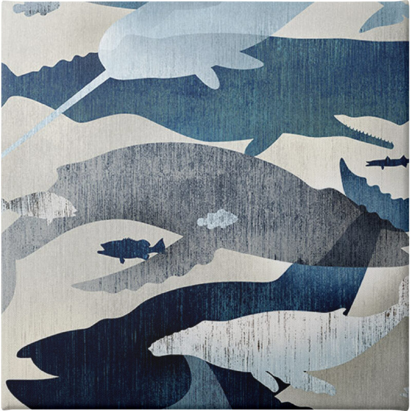 Whale Watching I - Unframed Canvas Unframed Canvas
