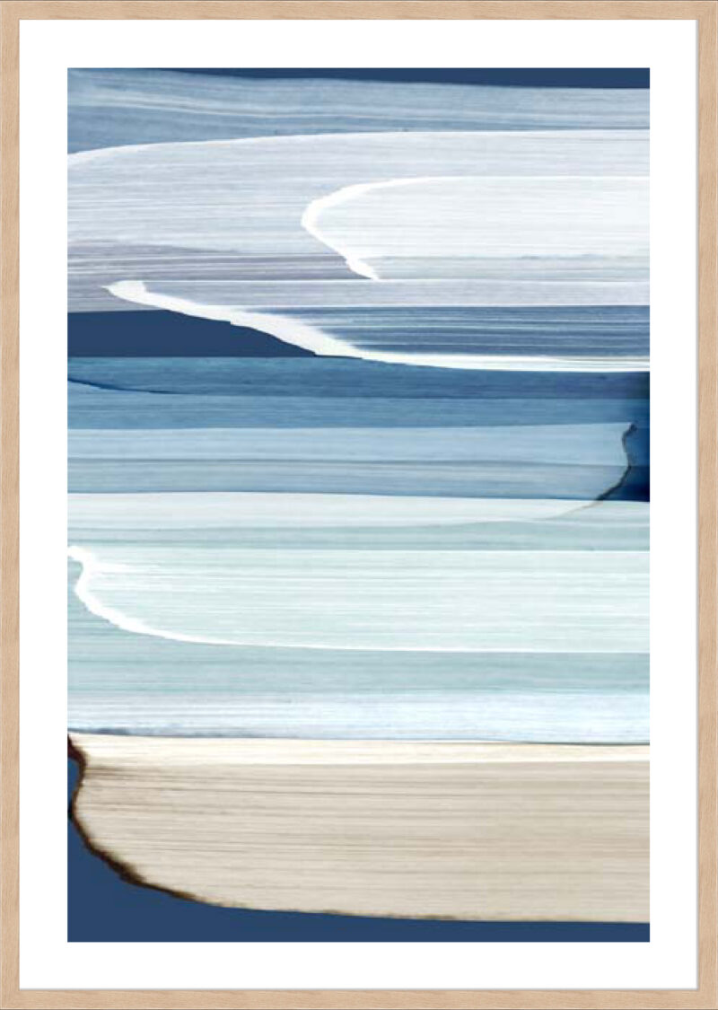 Whispers Of The Beach II - 5cm White Border Box Natural