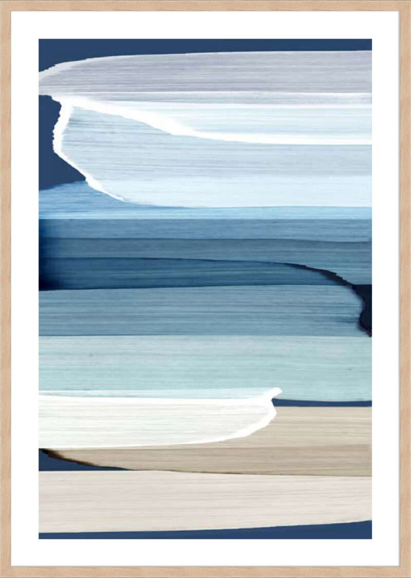 Whispers Of The Beach I - 5cm White Border Box Natural