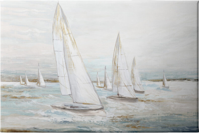 Windswept Sails I - Unframed Canvas Unframed Canvas