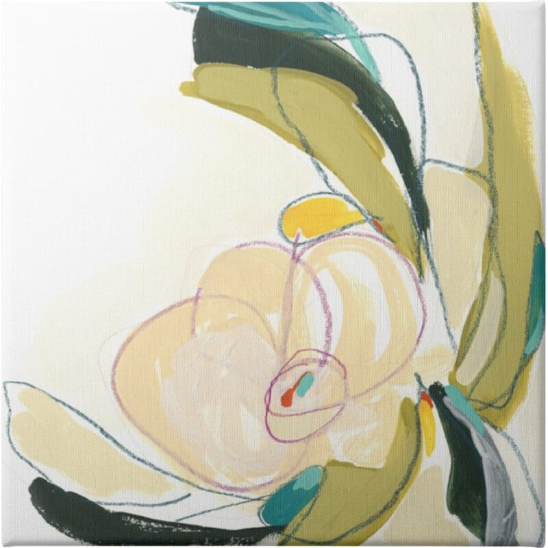 Abstract Orchid II - Unframed Canvas Unframed Canvas