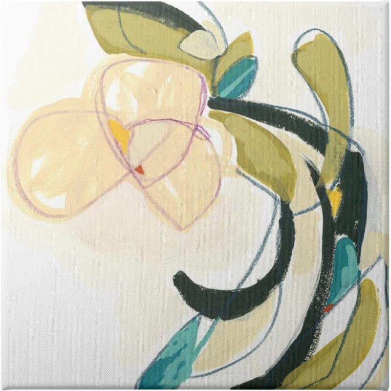 Abstract Orchid IV - Unframed Canvas Unframed Canvas