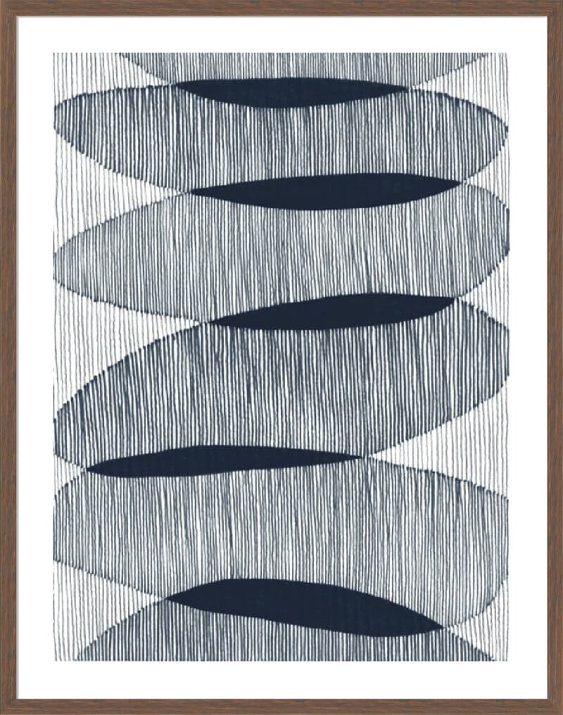 Alternate I - 5cm White Border Box Walnut