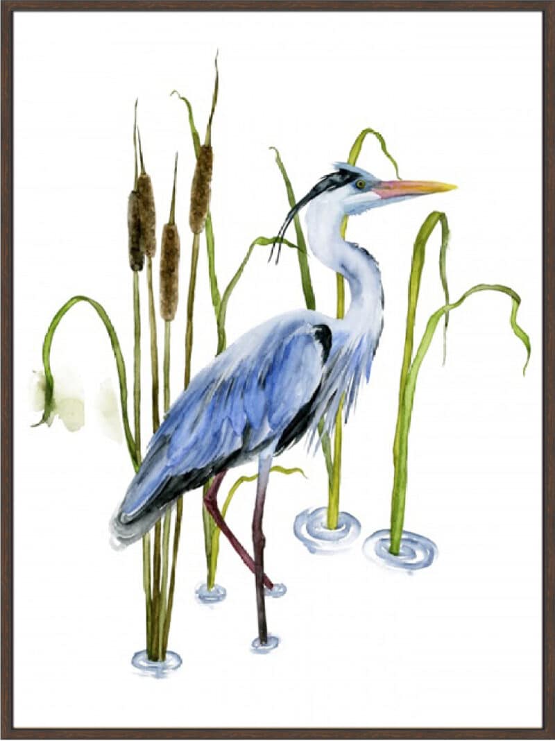 At the Pond II - Canvas Gallery Walnut