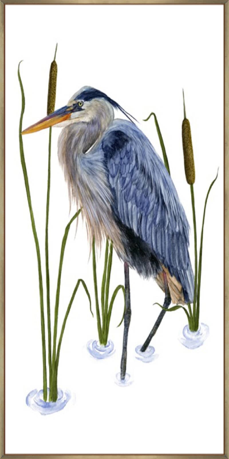 Beside the Lake I - Canvas Gallery Champagne