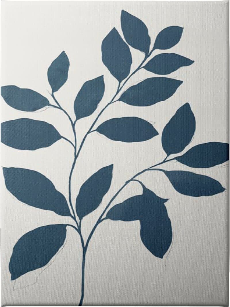 Blue Twig I - Unframed Canvas Unframed Canvas