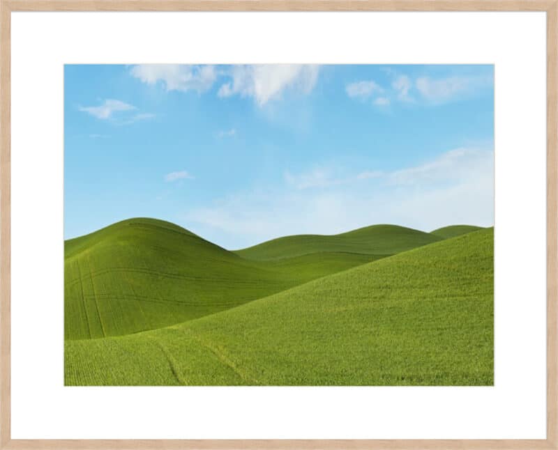 Farmscape Photo III - 10cm Mount Board Box Natural