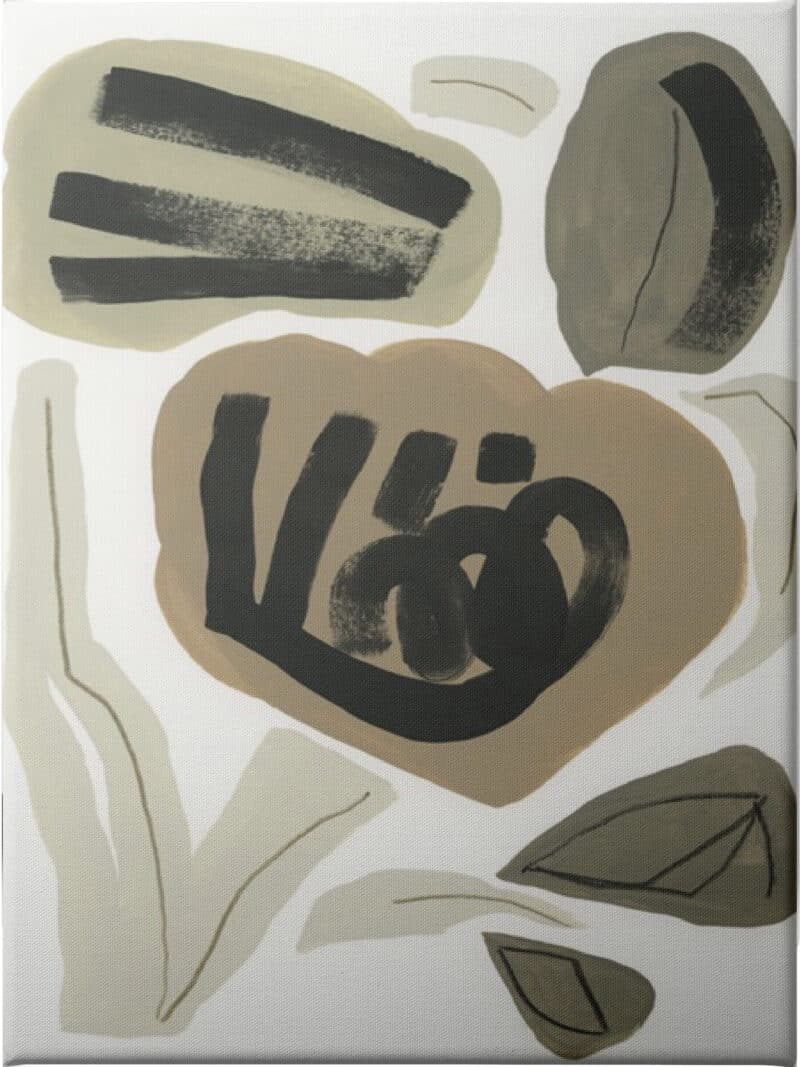 Flores de Papel I - Unframed Canvas Unframed Canvas