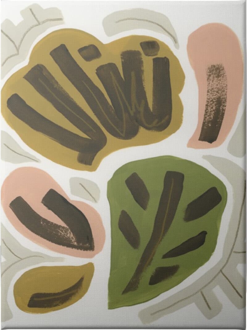 Hojas II - Unframed Canvas Unframed Canvas