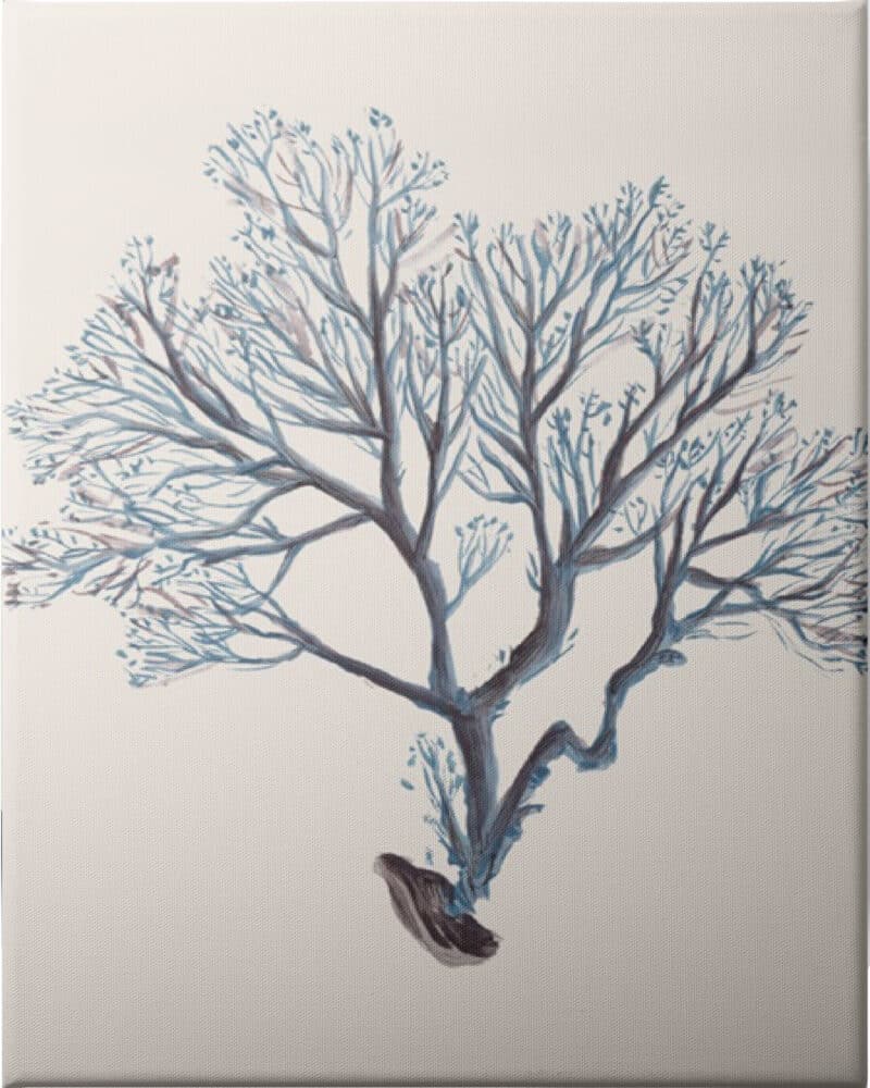 Indigo Reef III - Unframed Canvas Unframed Canvas