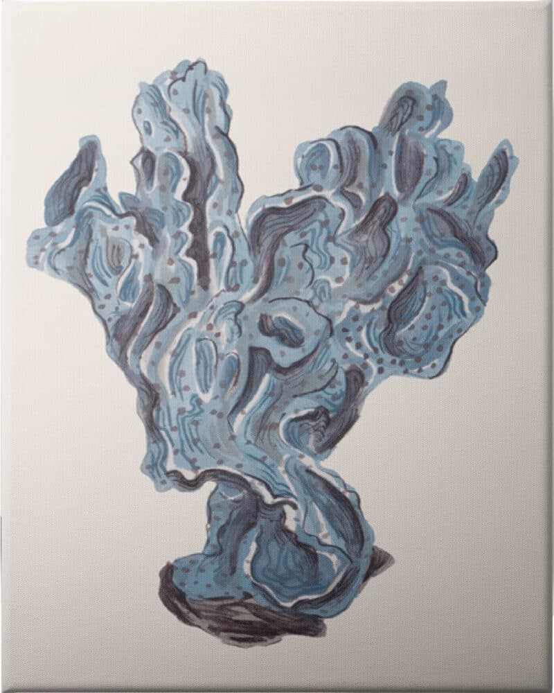 Indigo Reef II - Unframed Canvas Unframed Canvas