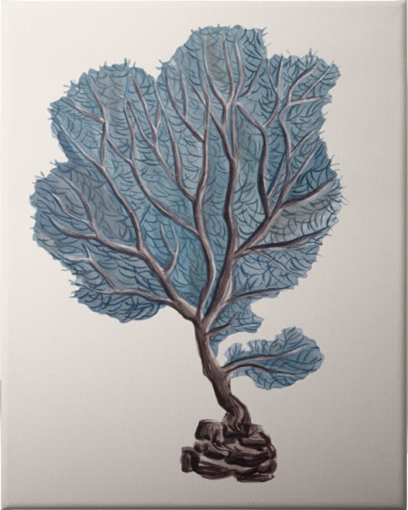 Indigo Reef IV - Unframed Canvas Unframed Canvas