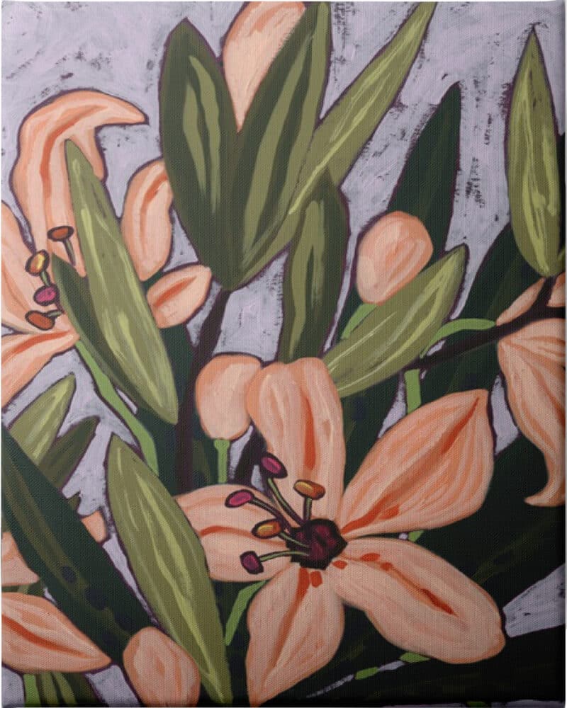Island Lily II - Unframed Canvas Unframed Canvas