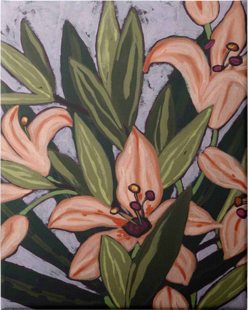 Island Lily I - Unframed Canvas Unframed Canvas