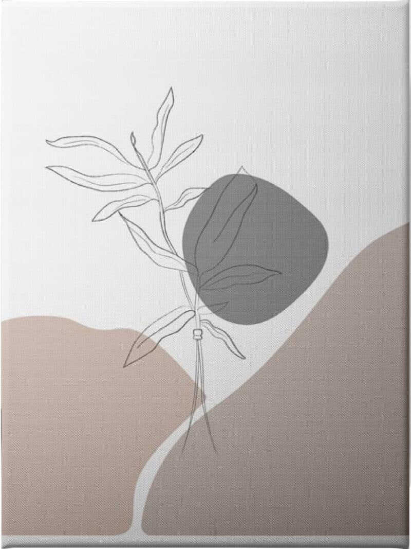 Knitted Lines - Unframed Canvas Unframed Canvas