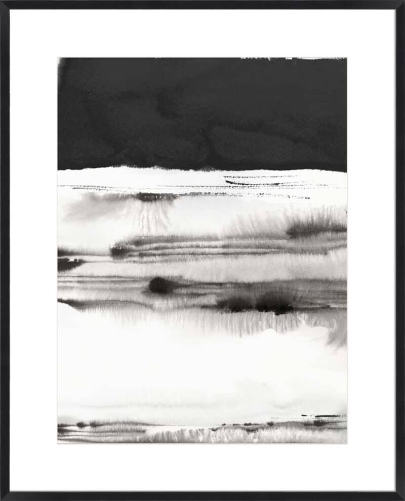 Rhythm of Sea I - 10cm Mount Board Box Black