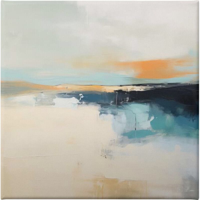 Seashore Abstraction II - Unframed Canvas Unframed Canvas