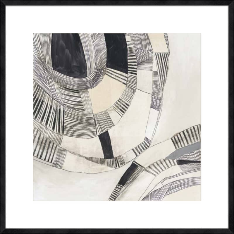 Shadowed Symmetry - 10cm Mount Board Sm. Black Woodgrain