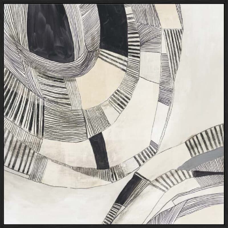 Shadowed Symmetry - Canvas Gallery Black