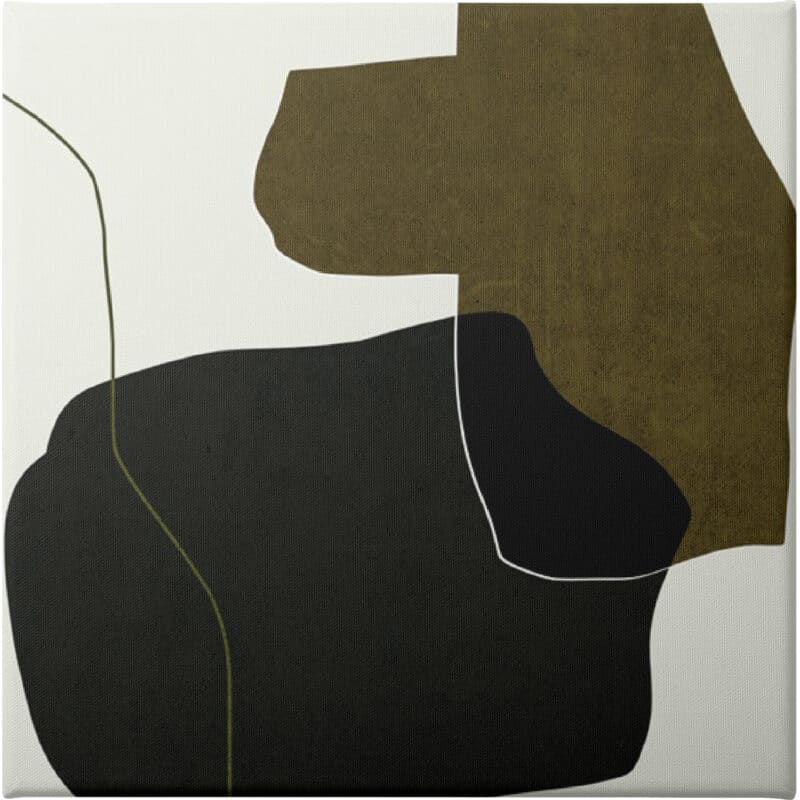 Shape Silhouettes I - Unframed Canvas Unframed Canvas