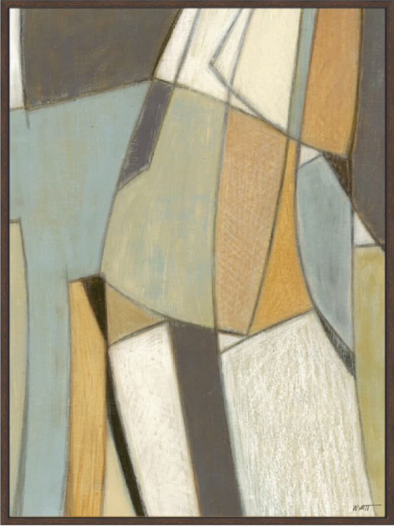 Structure I - Canvas Gallery Walnut