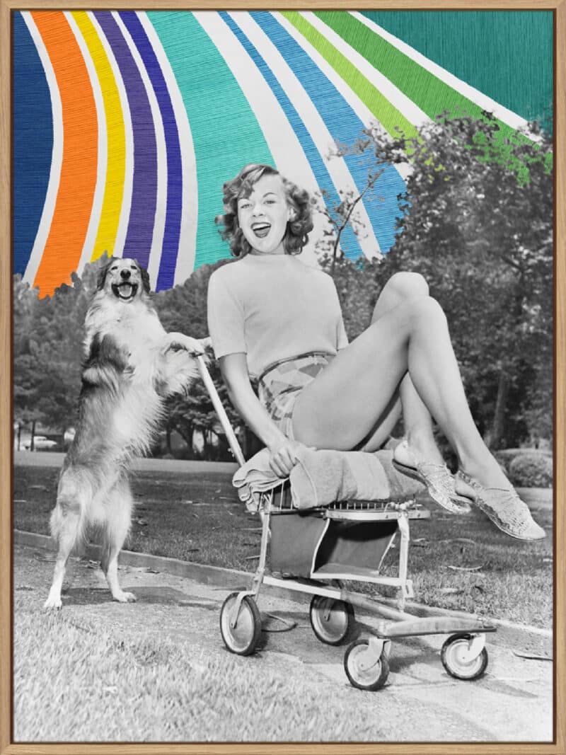 A Day at the Beach - Canvas Gallery Natural