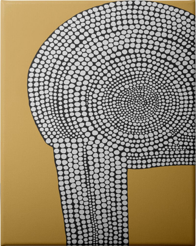 Aboriginal Abstract 3 - Unframed Canvas Unframed Canvas