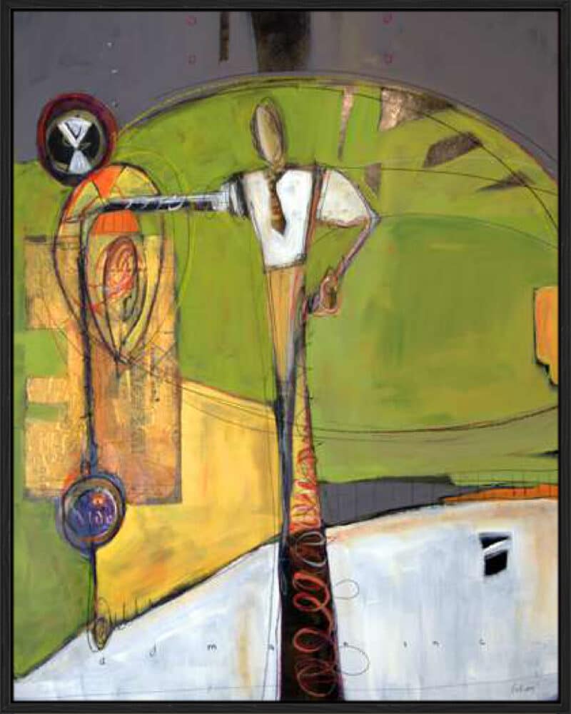 Ad Man - Canvas Gallery Black