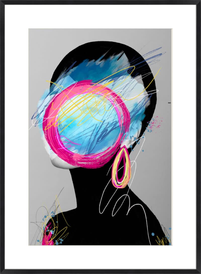 Adel - 10cm Mount Board Box Black